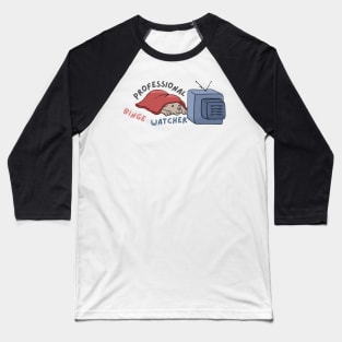 Professional Doggo Binge Watcher Baseball T-Shirt